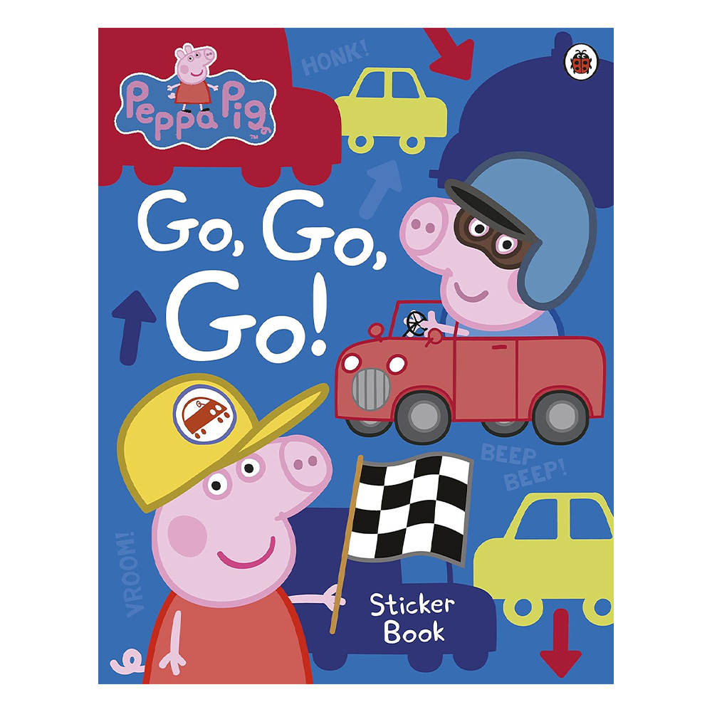 Peppa Pig Go Go Go Vehicles Sticker Book