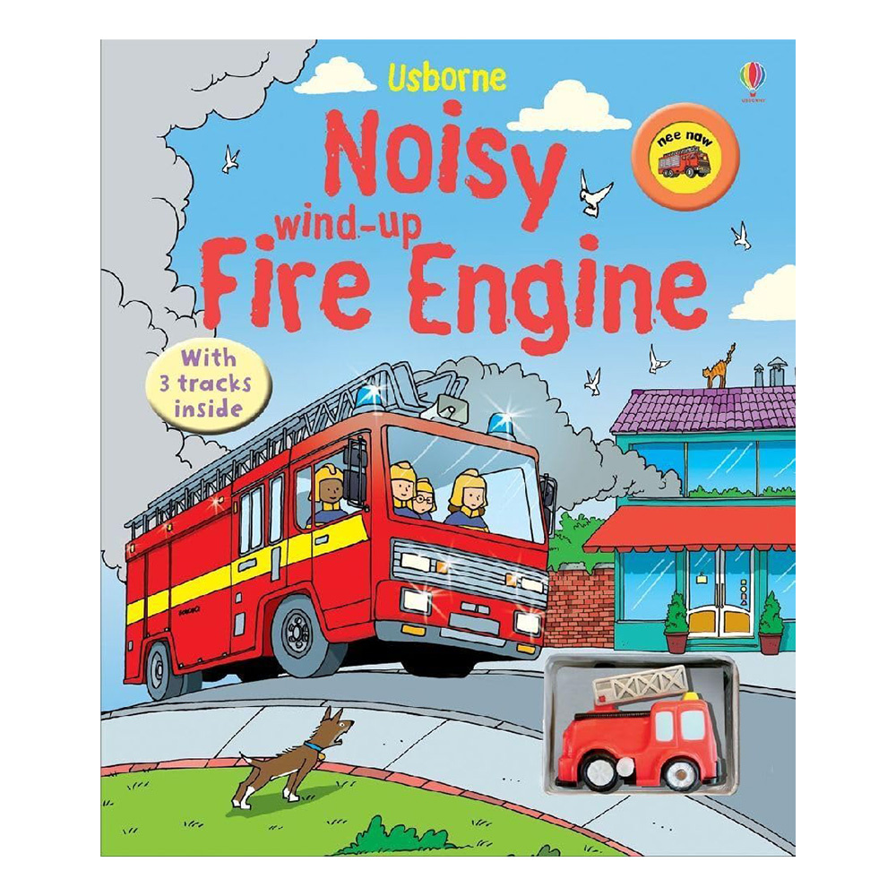 USB - Noisy Wind-up Fire Engine Book