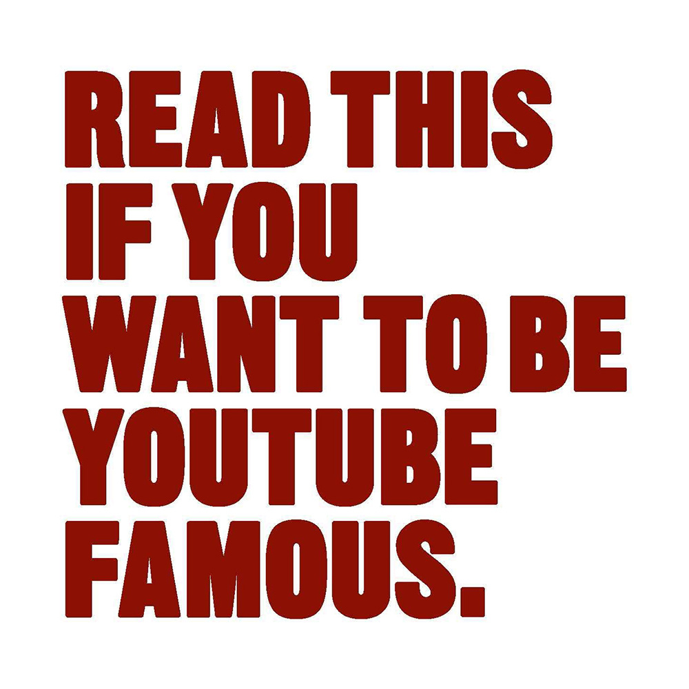 HAC - Read This If You Want To Be Youtube Famous