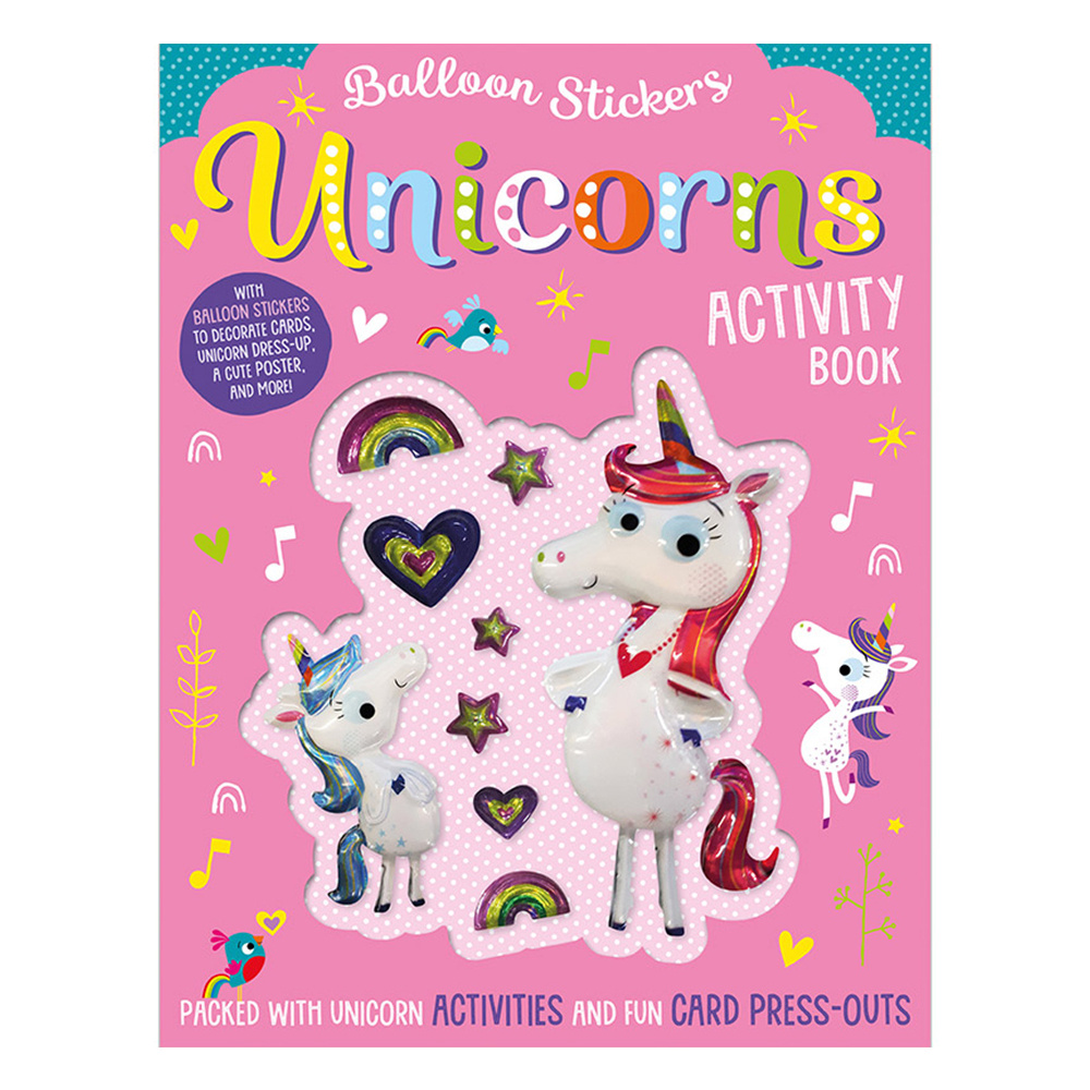 MBI - Balloon Stickers Unicorns Activity Book