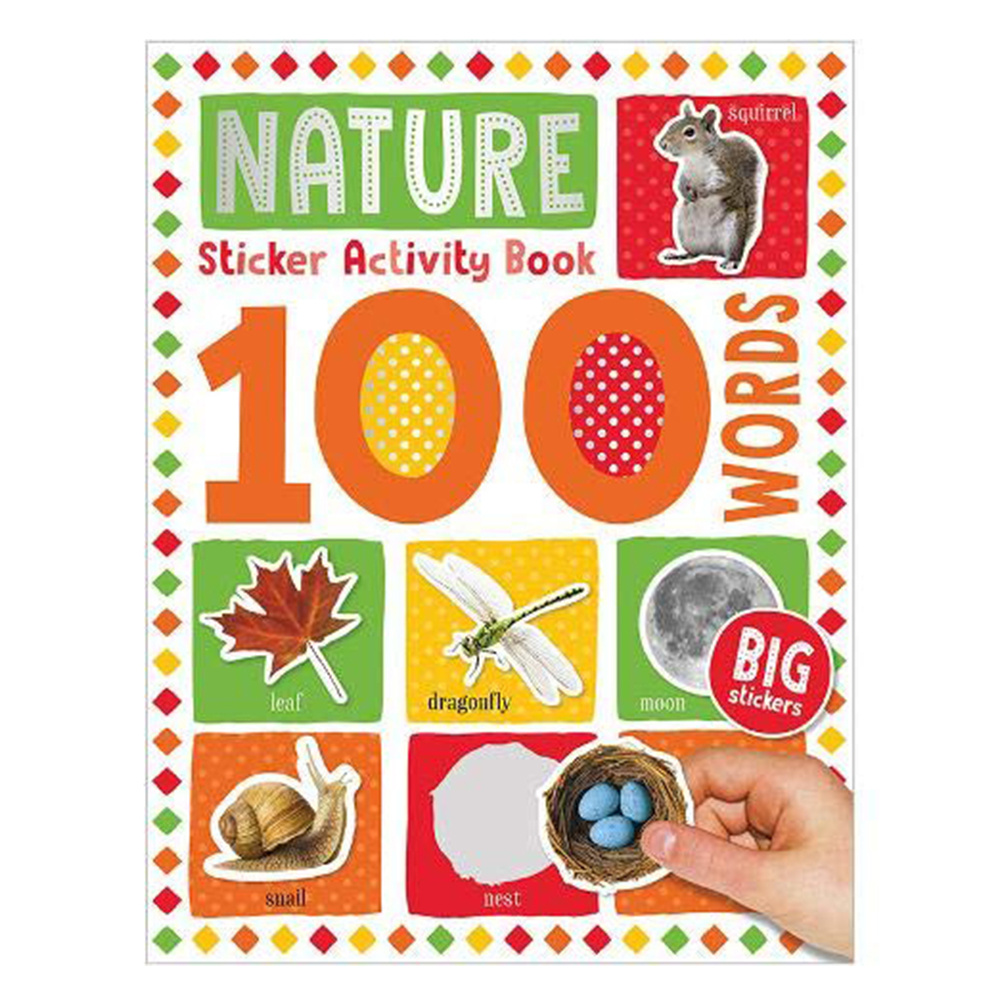 MBI - 100 Words Nature Sticker Activity Book