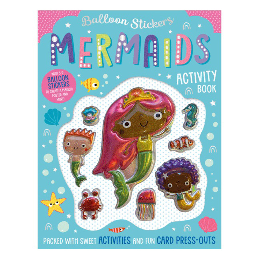 MBI - Balloon Stickers Mermaids Activity Book