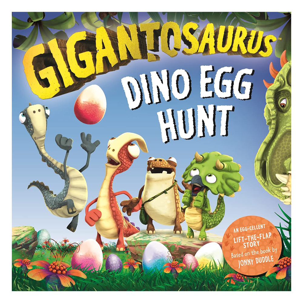 Templar Gigantosaurus Dino Egg Hunt An Easter lifttheflap dinosaur story
