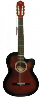 Barcelona LC 3900 CRDS Cutaway Kırmızı Sunburst Klasik Gitar