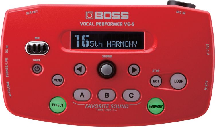Boss VE-5-RD Vokal Performer Vokal Prosesörü