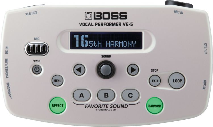 Boss VE-5-WH Vokal Performer Vokal Prosesörü