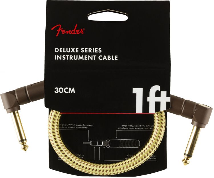 Fender Deluxe L Uç 30cm Tweed Enstrüman Kablo