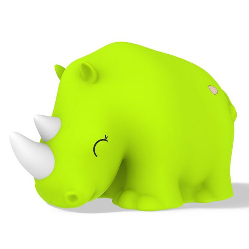 DHINK Silikon Gece Lambası Rhino Scott Yeşil