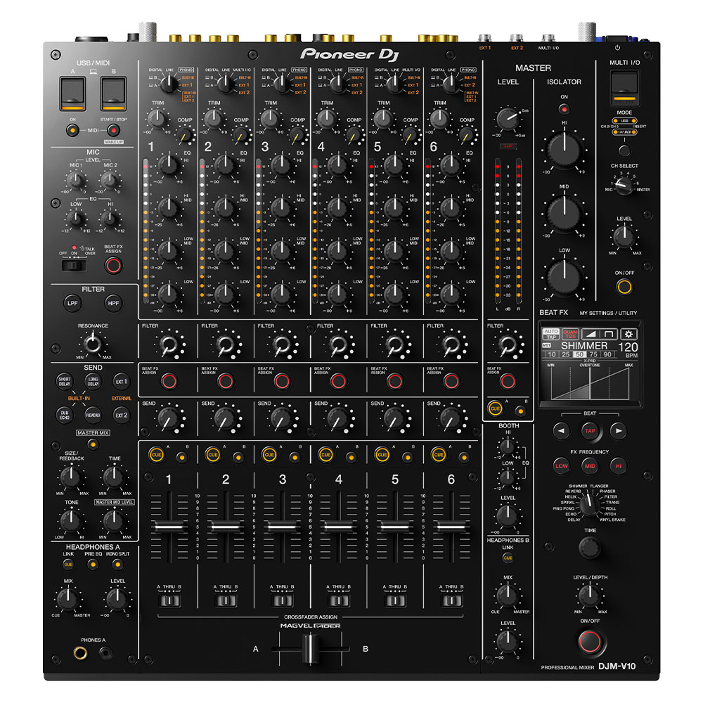 PIONEER DJ by ALPHATHETA DJM-V10 6 Kanal DJ Mikseri