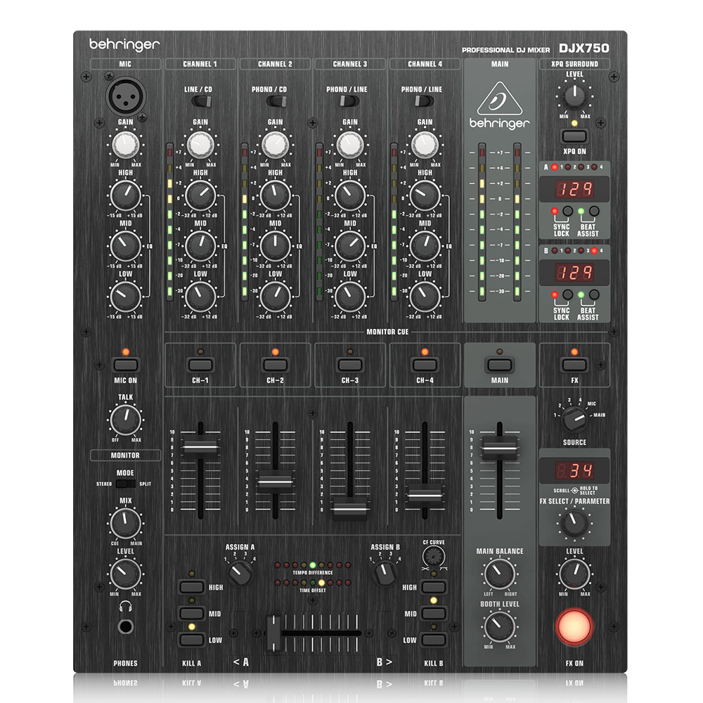 BEHRINGER PRO MIXER DJX750 / DJ Kontrol Ünitesi