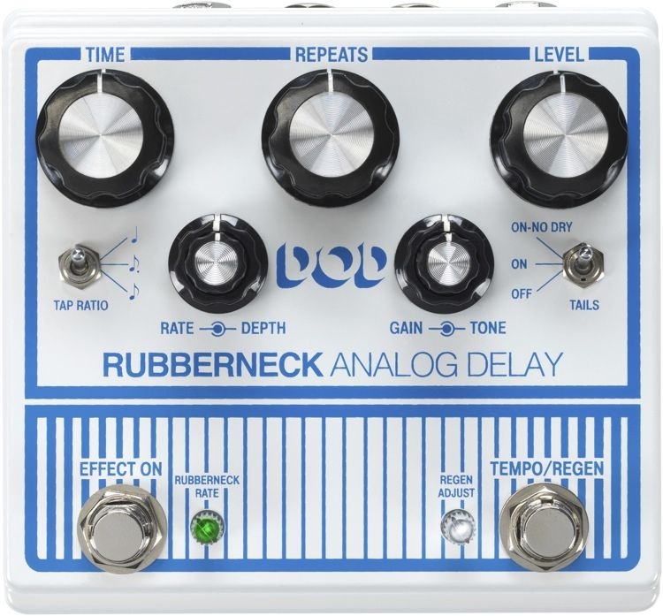 DOD RUBBERNECK Analog Delay Pedalı