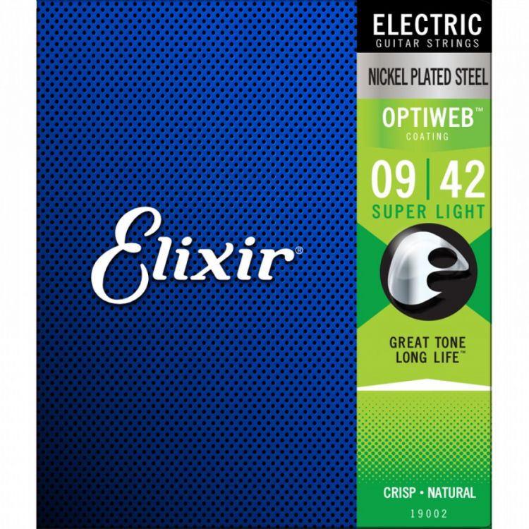 ELIXIR 19002 Optiweb .009-.042 Elektro Gitar Teli