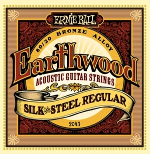ERNIEBALL P02043 - Earthwood Silk & Steel Regular 80/20 Bronze 13-56 Akustik Gitar Teli