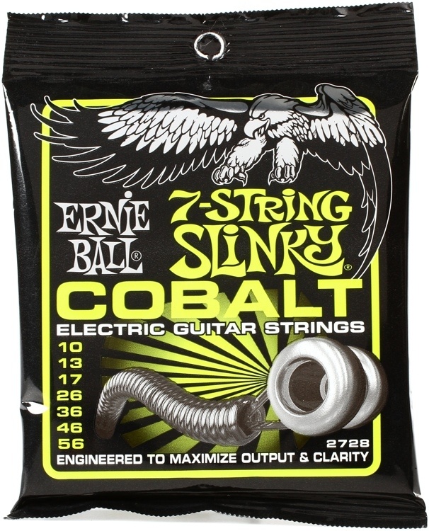 ERNIE BALL Regular Slinky Cobalt 10-56 7 Telli Elektro Gitar Teli