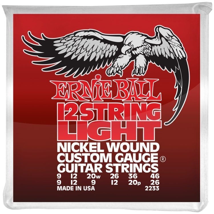 Ernie Ball P02233 Nikel 12 Telli Light 9-46 Elektro Gitar Tel Seti
