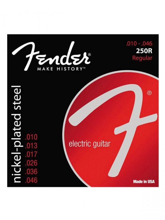 Fender 250R NPS 10-46 3 Nickel-Plated Steel Elektro Gitar Teli