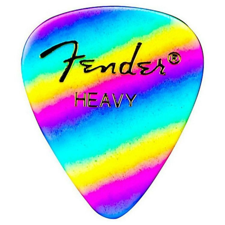 Fender Premium 351 Shape Heavy Rainbow Pena (12 Adet)
