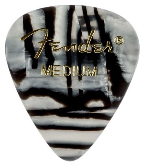 Fender 351 Shape Premium Pena Medium Zebra 12 Count Pena