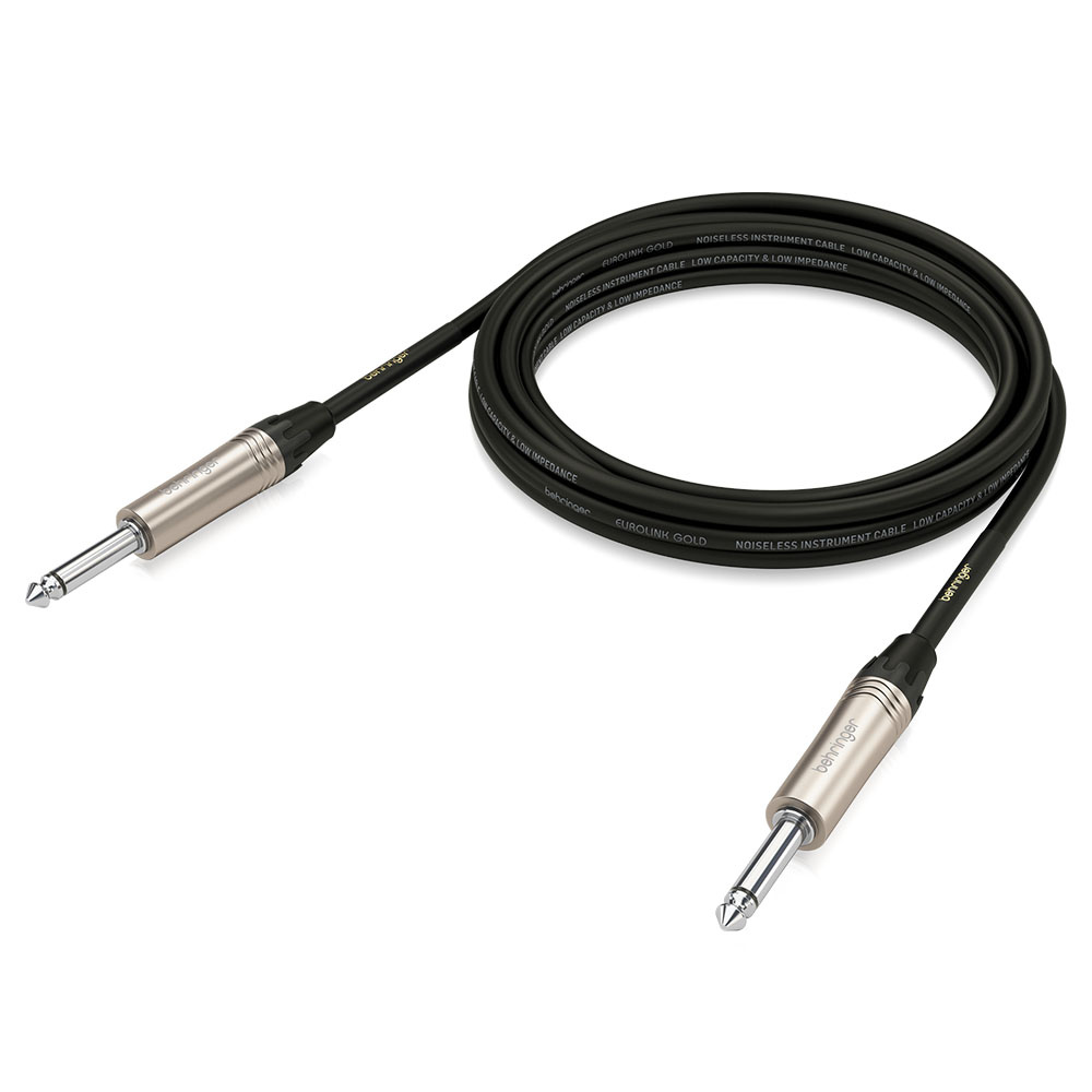 BEHRINGER Gold Performance 3 m (10 ft) Instrument Cable with 1/4