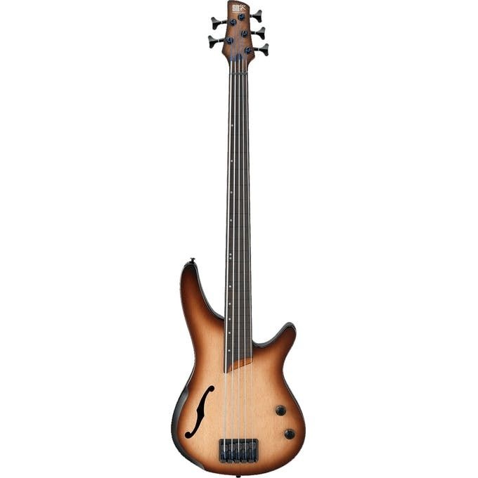 IBANEZ Workshop Series SRH505F-NNF 5 Telli Doğal Kahverengi Burst Flat Bas Gitar
