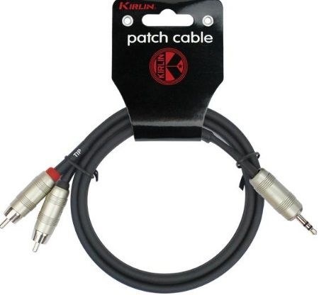 KIRLIN Y-364PRL-2M-BK 3,5mm TRS -RCA Kablo