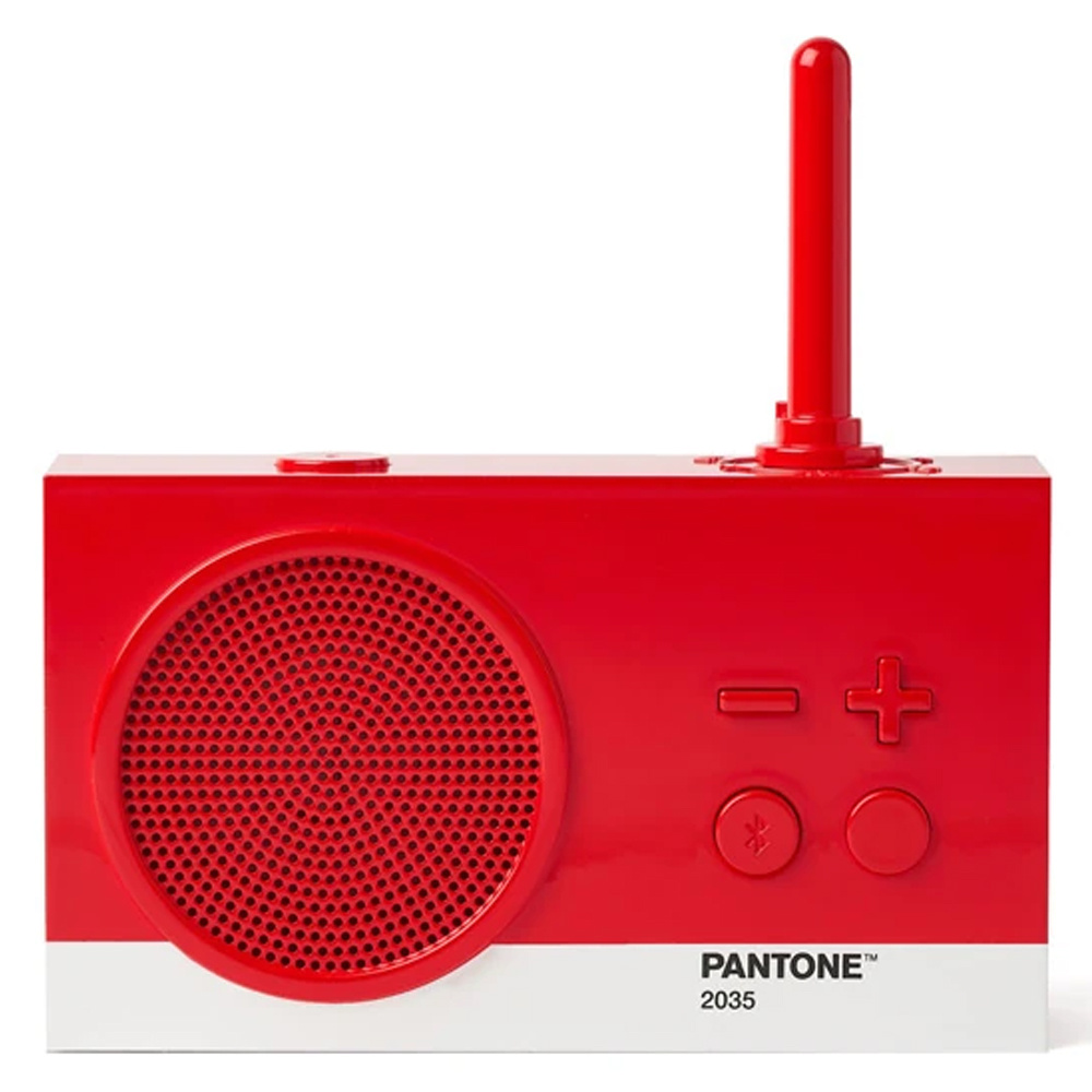 LEXON x Pantone Tykho 3 Bletooth Hoparlör ve Radyo Kırmızı