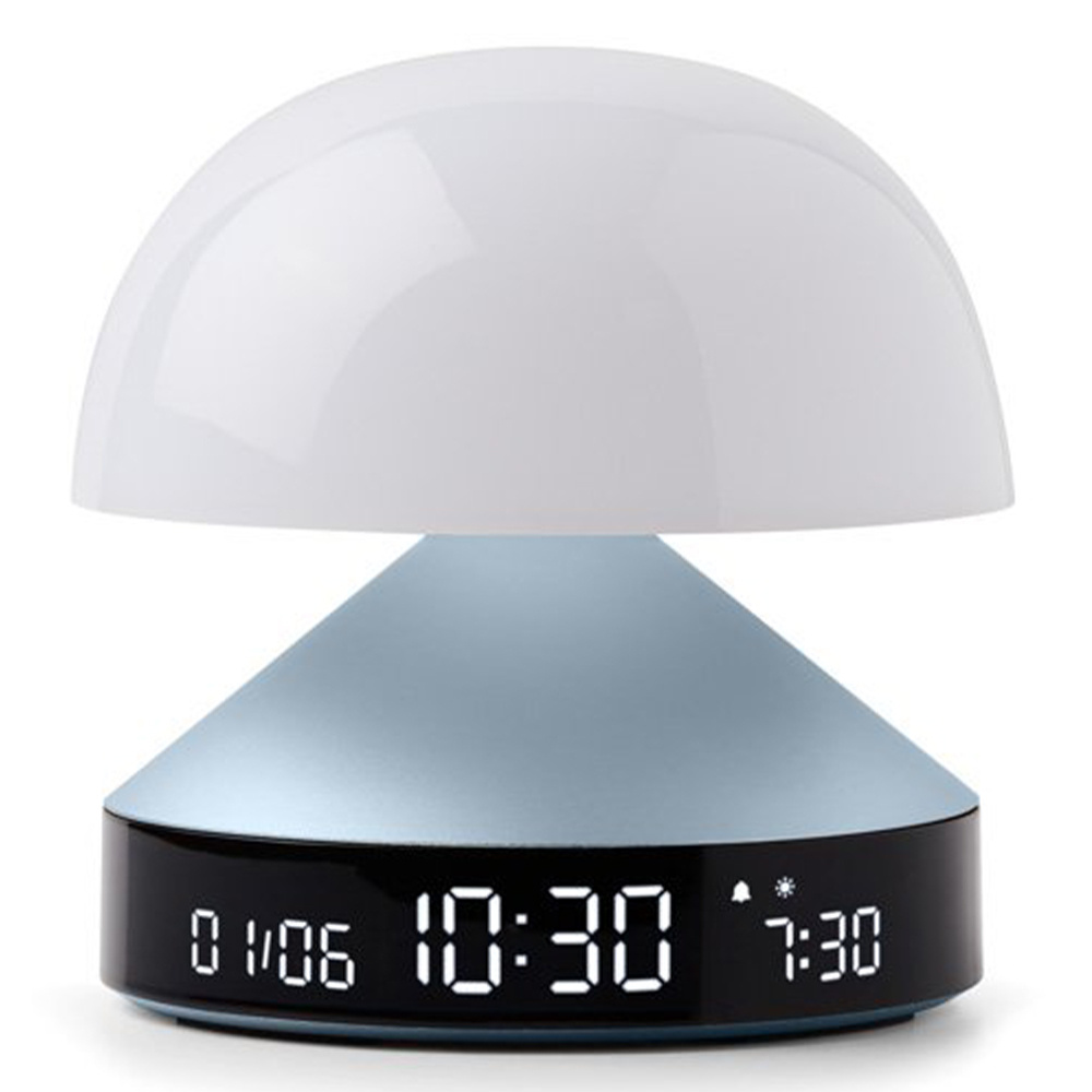 LEXON Mina Sunrise Alarm Saatli Gün Işığı Simülatörü & Aydınlatma Açık Mavi