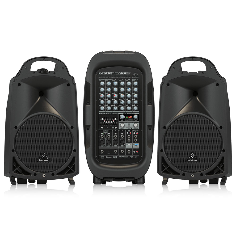 BEHRINGER 2000 Watt 8 Kanallı Taşınabilir PA Sistemi