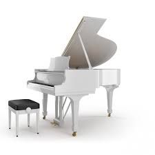 STEINWAY & SONS O-180 Parlak Beyaz 180 CM Kuyruklu Piyano