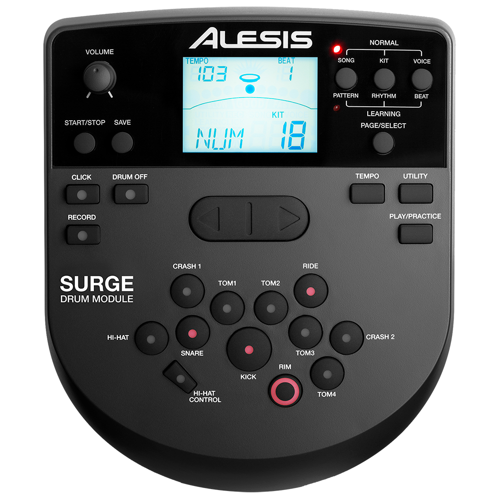 ALESIS Surge Mesh Kit File Derili 8-Parça Elektronik Davul Seti
