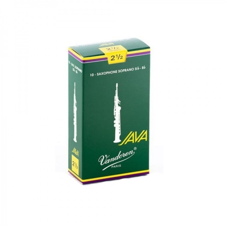 VANDOREN SR3025 JAVA 2,5 Numara Soprano Saksafon Kamışı - 10'lu Kutu