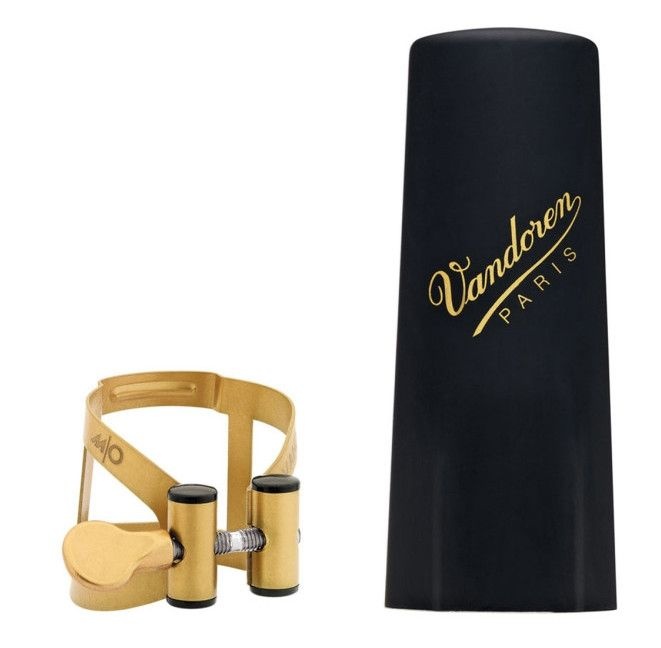 VANDOREN LC58AP / M/O Tenor Saksafon Bilezik (Eskitme Altın) ve Plastik Ağızlık Kapağı