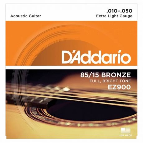 DADDARIO EZ900 Akustik Gitar Takım Tel 0,10