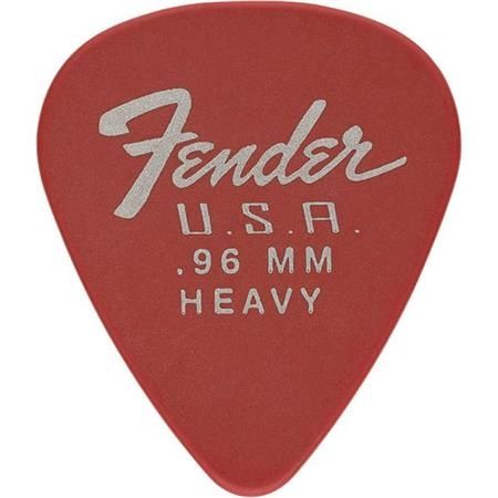 Fender Dura-Tone 351 Shape .96 Fiesta Red Pena (12 Adet)