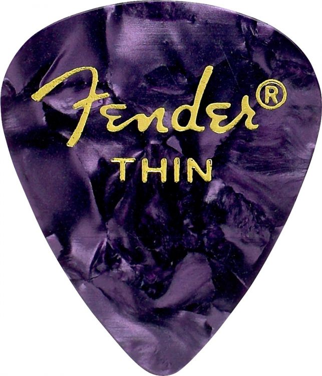Fender 351 Shape Premium İnce 12'li Paket Purple Moto Pena