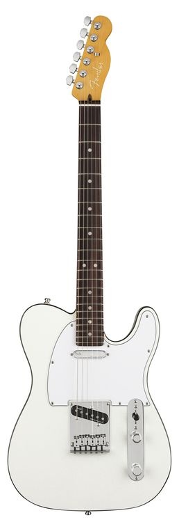 Fender American Ultra Telecaster Gülağacı Klavye Arctic Pearl Elektro Gitar