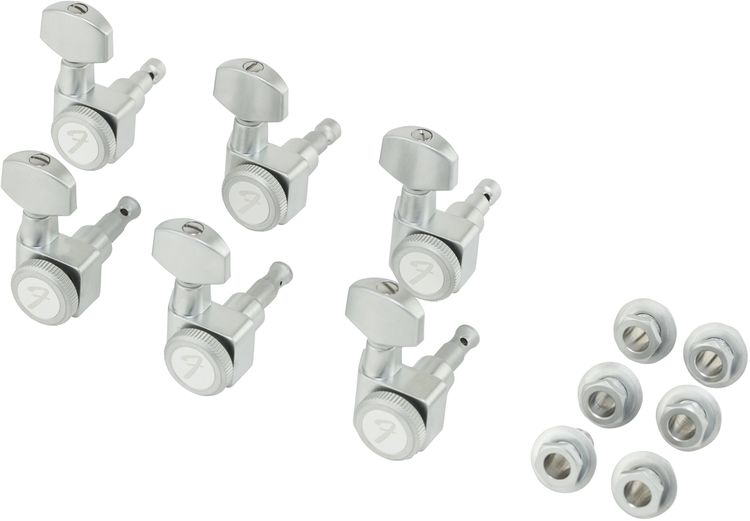 Fender American Deluxe Strat Brushed Chrome Set of 6 Tuning Machines