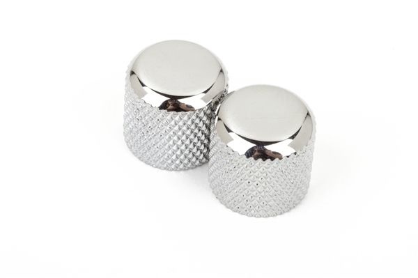 Fender Knobs Vintage Dome Style Tele Chrome (2) Knobs Kits & Pick Up Covers