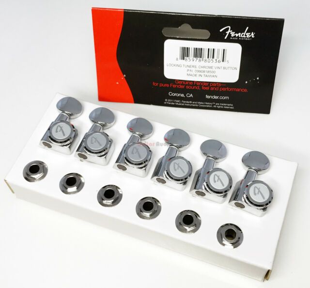Fender Locking Strat Tele Tuners Vintage Buttons Krom Cilalı 6'lı Set Fiyatı, Özellikleri