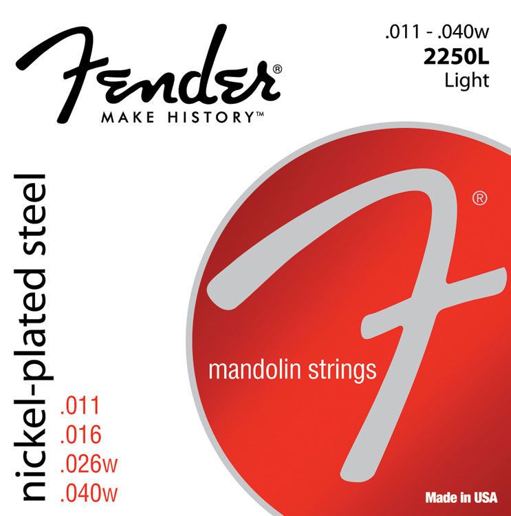 Fender Mandolin Strings Nickel Plated Steel 2250L