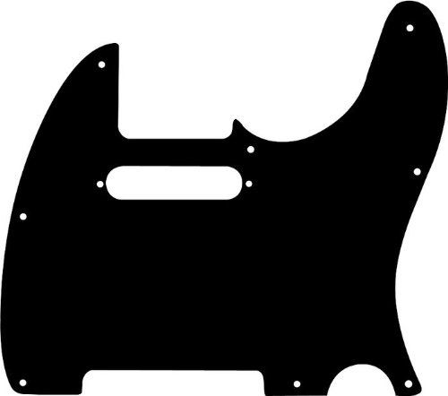 Fender Pickguard Tele 8 Hole 3-Ply Black