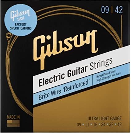 Gibson Brite Wire 'Reinforced' Elektro Gitar Teli