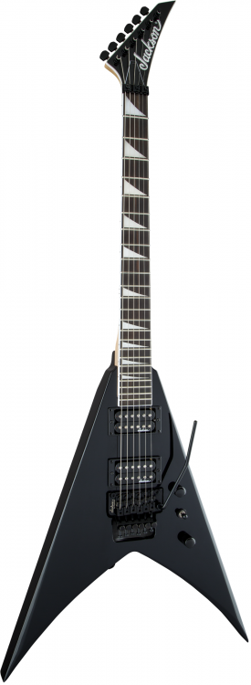 Jackson JS32 King V Floyd Rose Amaranth Klavye Gloss Black Elektro Gitar