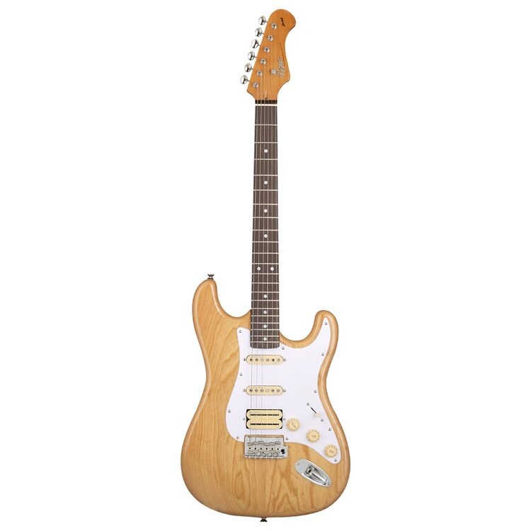 Kozmos KST-ASHHSS-GRWN-NA HSS Manyetik RW Natural Elektro Gitar