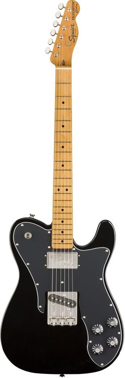 Squier Classic Vibe 70s Telecaster Custom Akcaagac Klavye Black Elektro Gitar