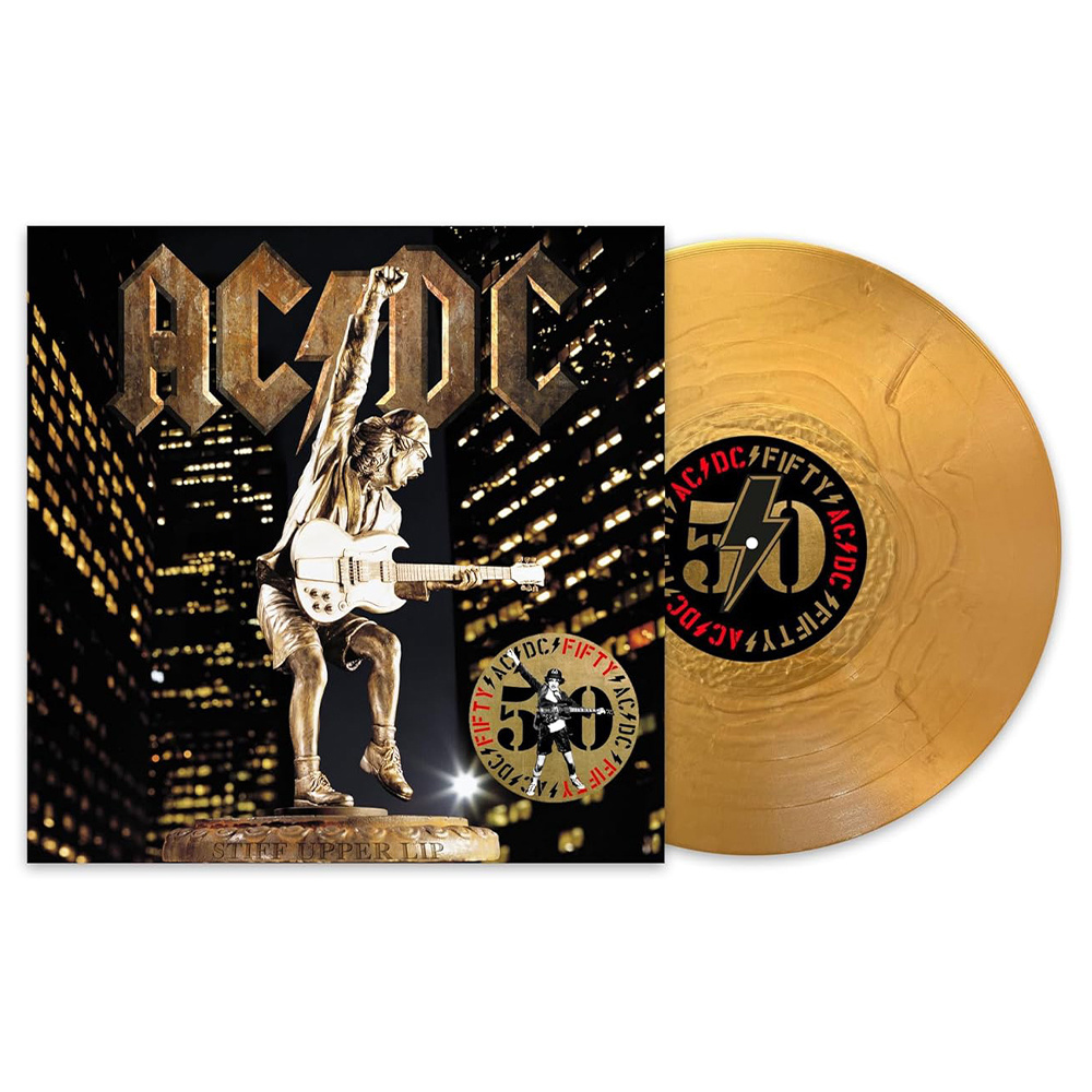 AC/DC - Stiff Upper Lip (50th Anniversary - Gold Vinyl) Fiyatı