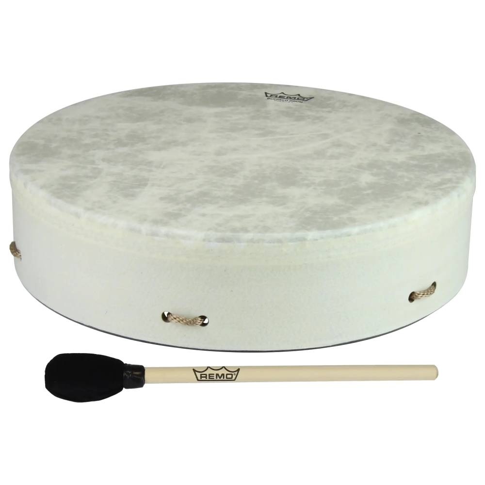 Remo Buffalo Drum 16" X 3,5" E1-0316-00 Avec Étui Meinl 16" X 2,5"