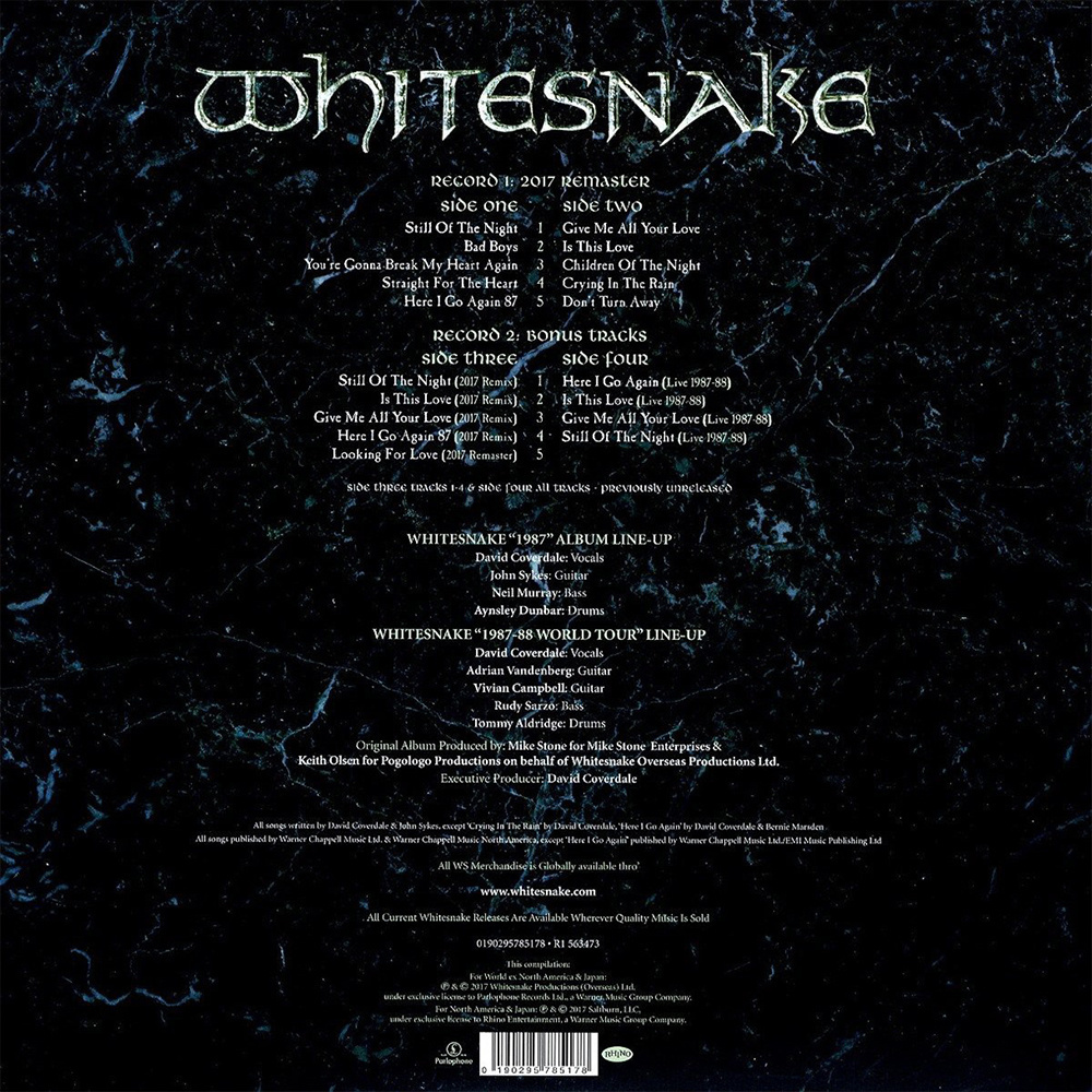 Whitesnake - 1987 (30th-Anniversary-Edition) Fiyatı, Özellikleri