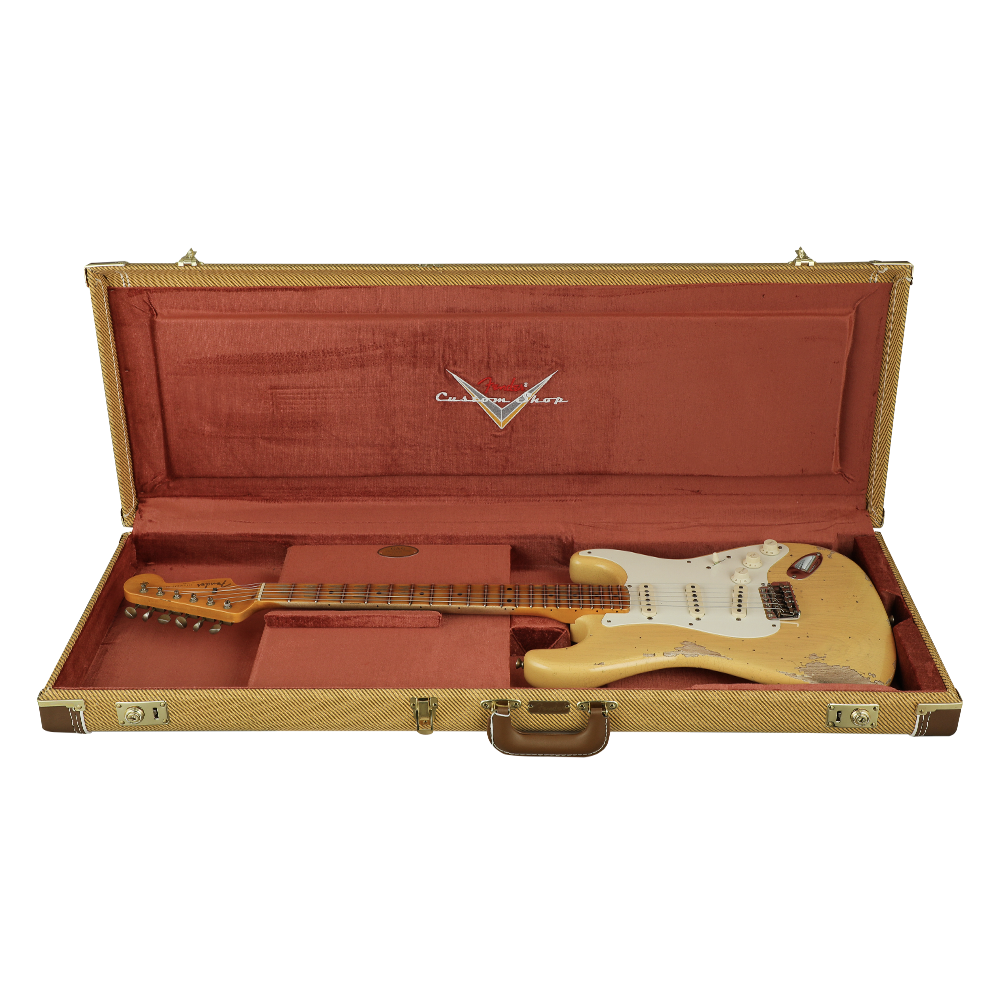 FENDER Custom Shop 1957 Stratocaster Heavy Relic Akçaağaç Klavye
