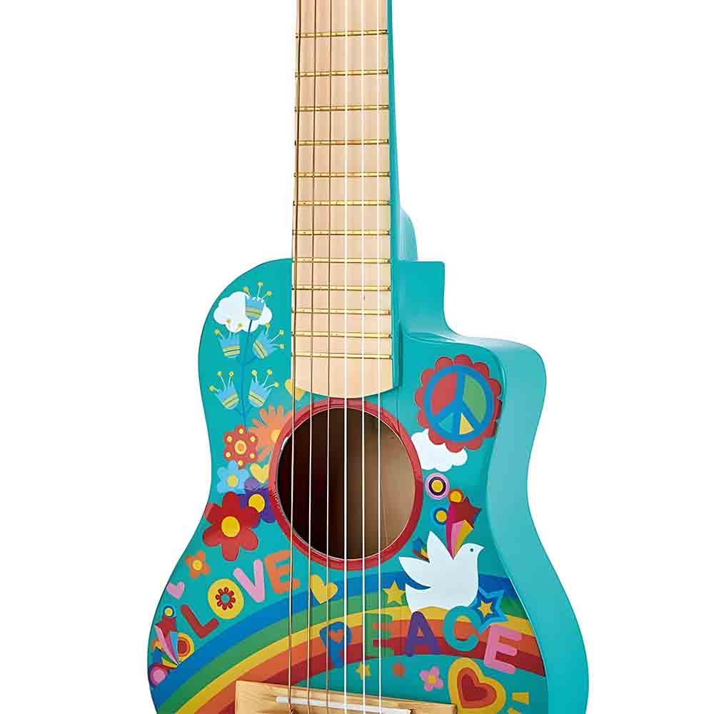 HAPE Flower Power Oyuncak Gitar Fiyat Ozellikleri ZUHAL Dunyan n En yi Muzik Ma azas Tasar m Odulu 2024